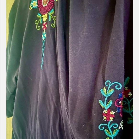 JOHNNY WAS Embroidered Boho Tunic Dress - Picture 4 of 13